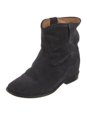 Isabel Marant Suede Moto Boots