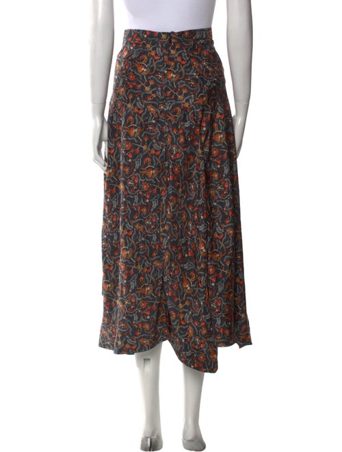 Isabel Marant Silk Midi Length Skirt