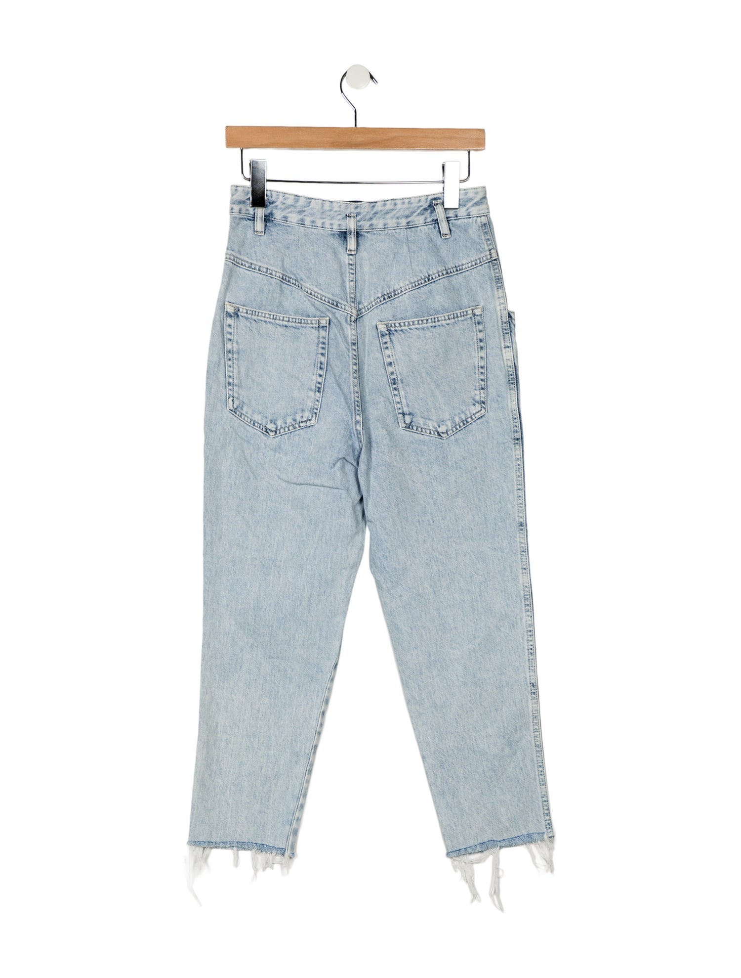 Isabel Marant High-Rise Straight Leg Jeans