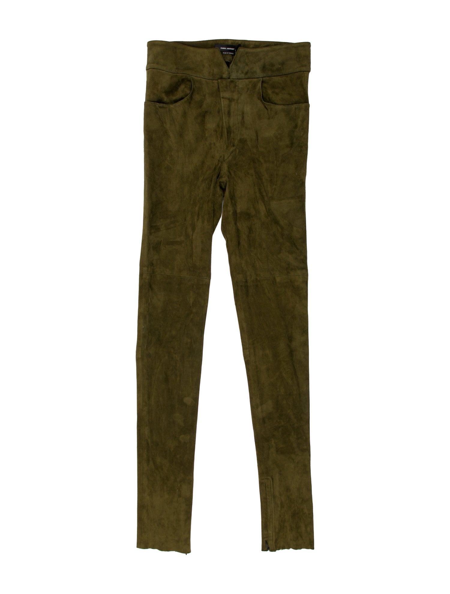 Isabel Marant Lambskin Skinny Leg Pants