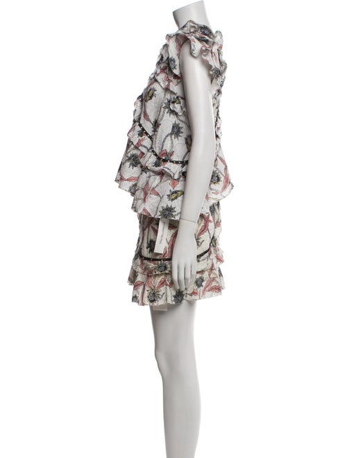 Isabel Marant Printed Studded Accents Skirt Set
