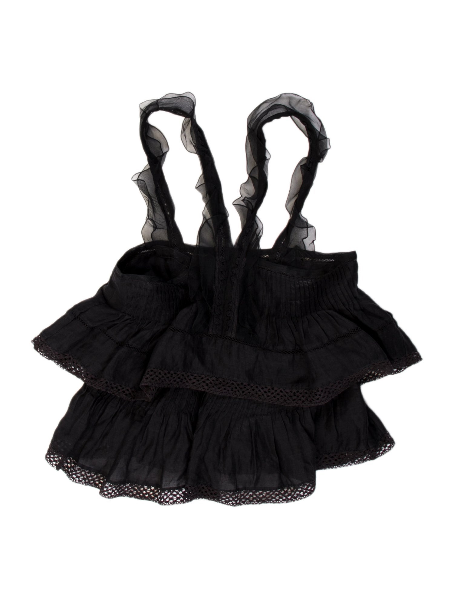 Isabel Marant Square Neckline Sleeveless Crop Top