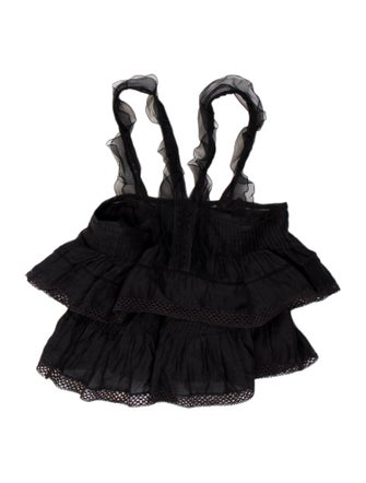 Isabel Marant Square Neckline Sleeveless Crop Top