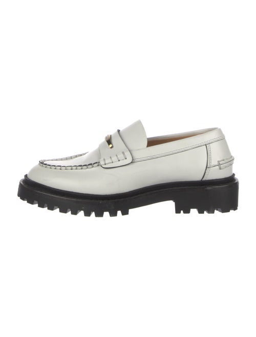 Isabel Marant Leather Tassel Accents Loafers