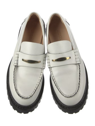 Isabel Marant Leather Tassel Accents Loafers