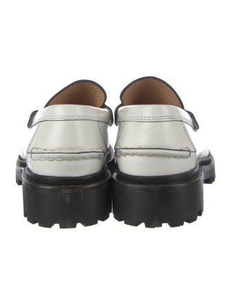 Isabel Marant Leather Tassel Accents Loafers
