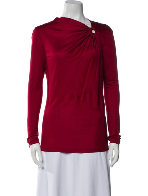 Isabel Marant One-Shoulder Long Sleeve Blouse