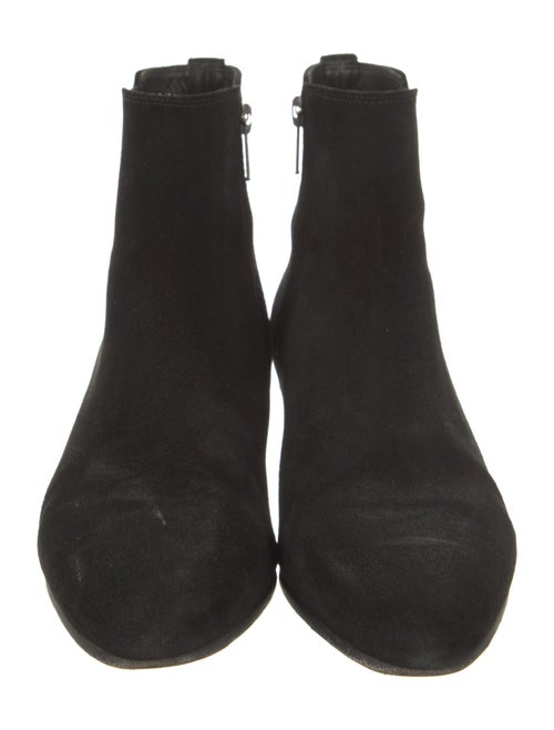 Isabel Marant Suede Leather Trim Embellishment Chelsea Boots