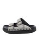 Isabel Marant Suede Crystal Embellishments Slides