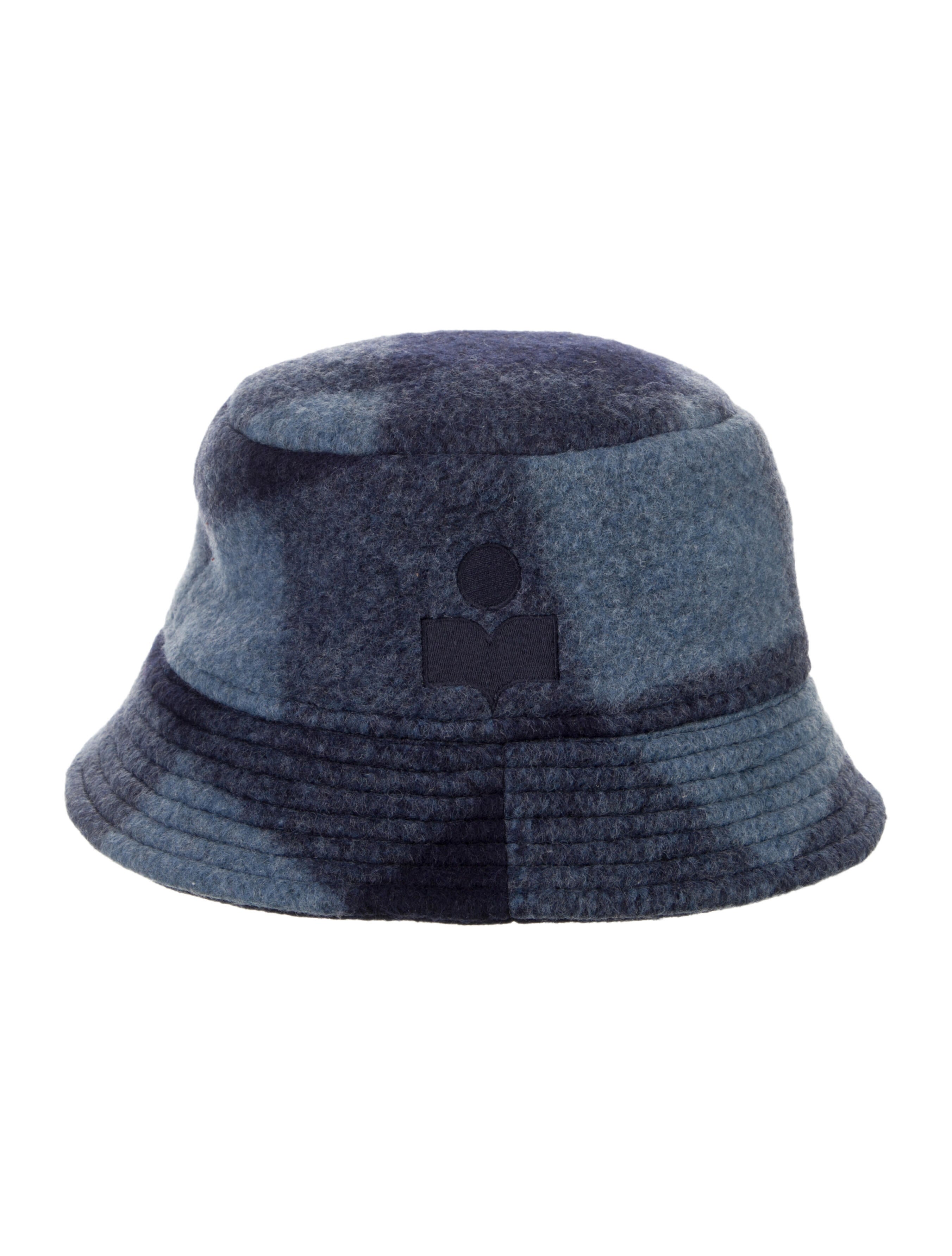 Isabel Marant Plaid Felt Bucket Hat w/Tags