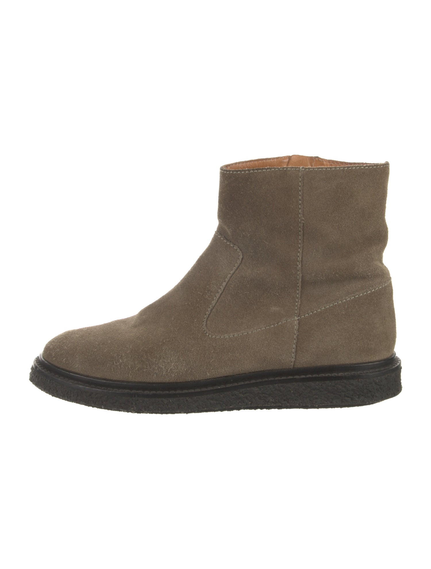 Isabel Marant Suede Colorblock Pattern Boots