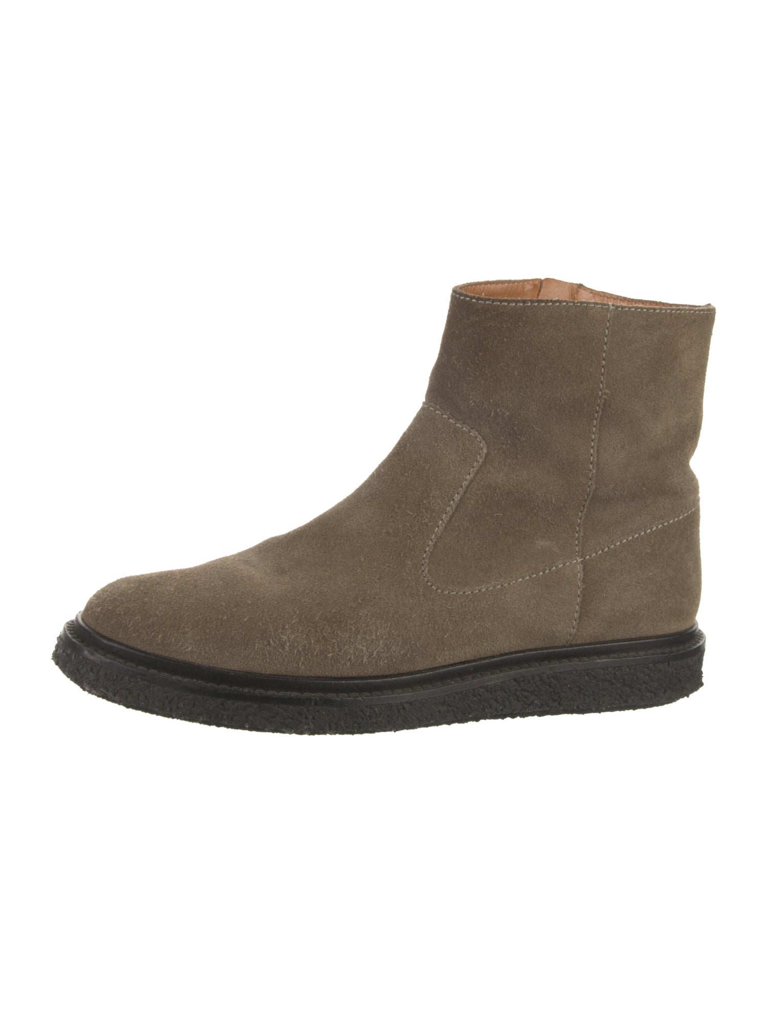 Isabel Marant Suede Colorblock Pattern Boots