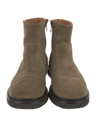 Isabel Marant Suede Colorblock Pattern Boots