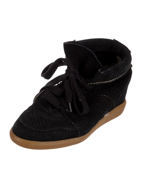 Isabel Marant Suede Wedge Sneakers