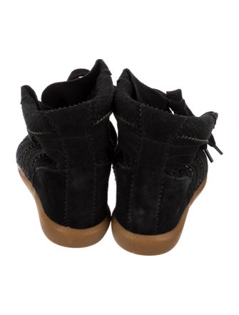 Isabel Marant Suede Wedge Sneakers