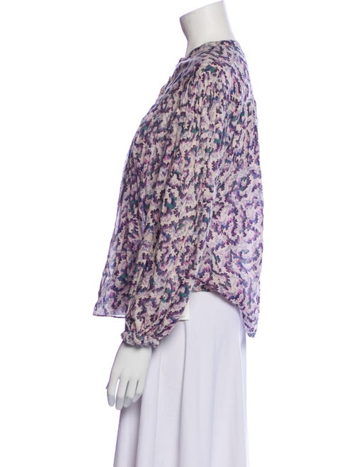 Isabel Marant Printed Crew Neck Blouse