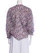Isabel Marant Printed Crew Neck Blouse