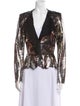 Isabel Marant Leather Printed Evening Jacket