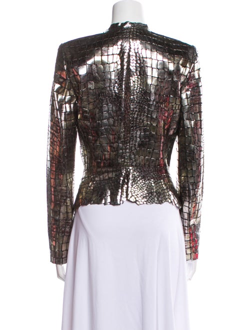 Isabel Marant Leather Printed Evening Jacket