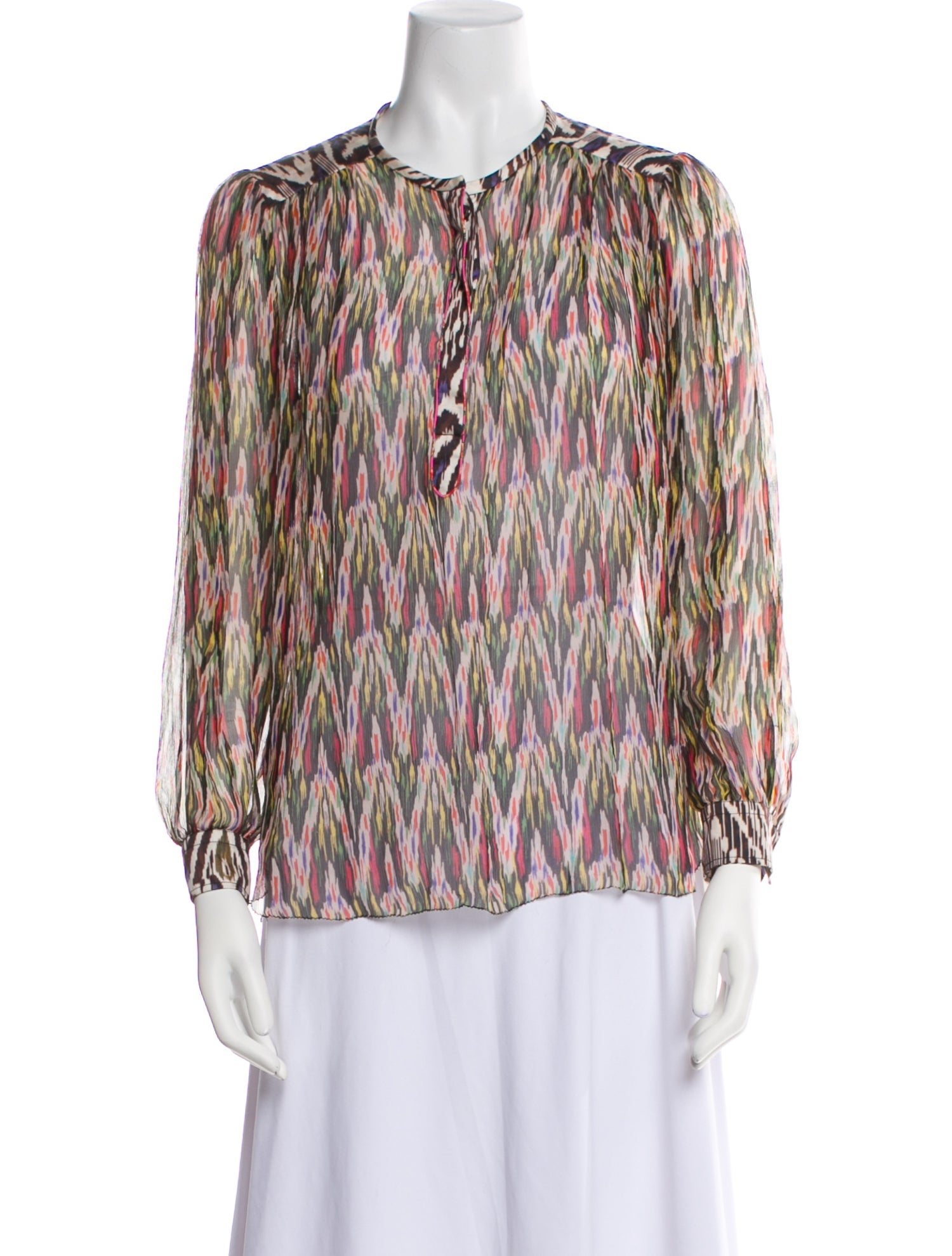 Isabel Marant Silk Printed Blouse