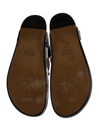Isabel Marant Leather T-Strap Sandals
