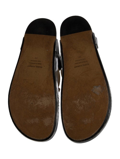 Isabel Marant Leather T-Strap Sandals