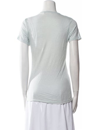 Isabel Marant Linen V-Neck T-Shirt