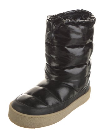 Isabel Marant Nylon Colorblock Pattern Boots