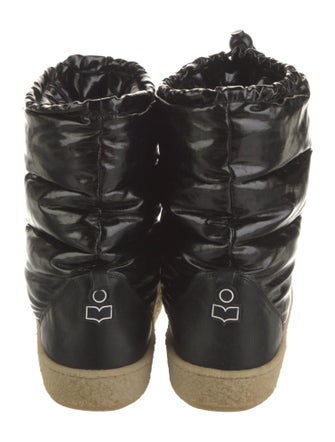 Isabel Marant Nylon Colorblock Pattern Boots