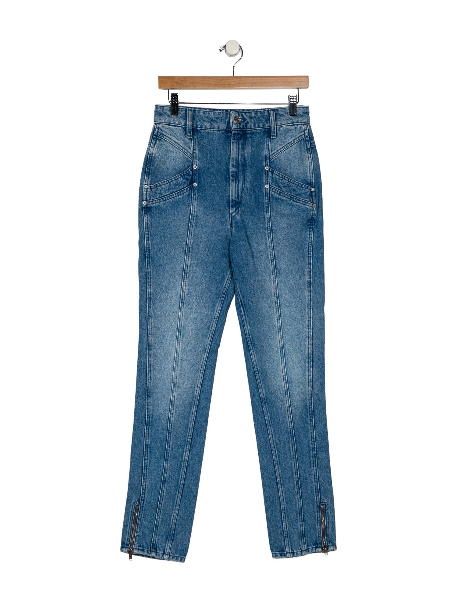 Isabel Marant High-Rise Straight Leg Jeans w/ Tags