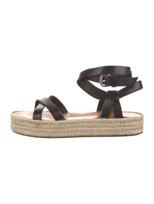 Isabel Marant Leather Braided Accents Espadrilles