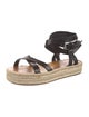 Isabel Marant Leather Braided Accents Espadrilles