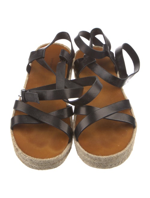 Isabel Marant Leather Braided Accents Espadrilles