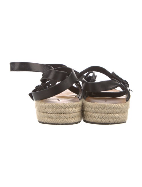Isabel Marant Leather Braided Accents Espadrilles