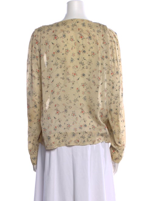 Isabel Marant Silk Floral Print Blouse