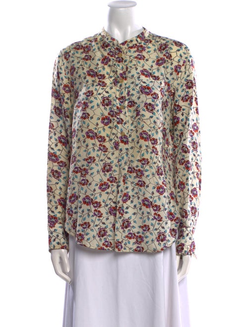 Isabel Marant Silk Floral Print Blouse