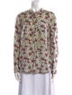 Isabel Marant Silk Floral Print Blouse