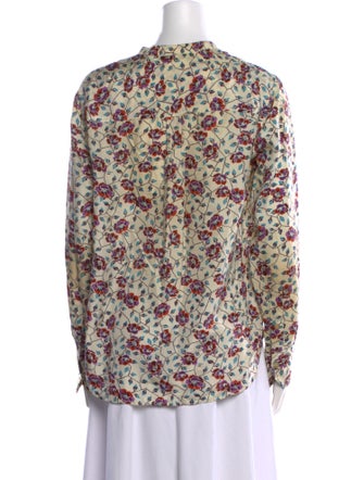 Isabel Marant Silk Floral Print Blouse
