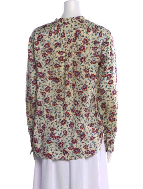 Isabel Marant Silk Floral Print Blouse