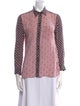 Isabel Marant Silk Printed Button-Up Top