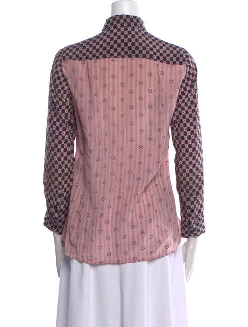 Isabel Marant Silk Printed Button-Up Top