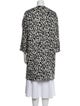 Isabel Marant Virgin Wool Animal Print Faux Fur Coat