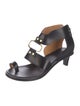Isabel Marant Leather T-Strap Sandals