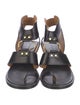 Isabel Marant Leather T-Strap Sandals