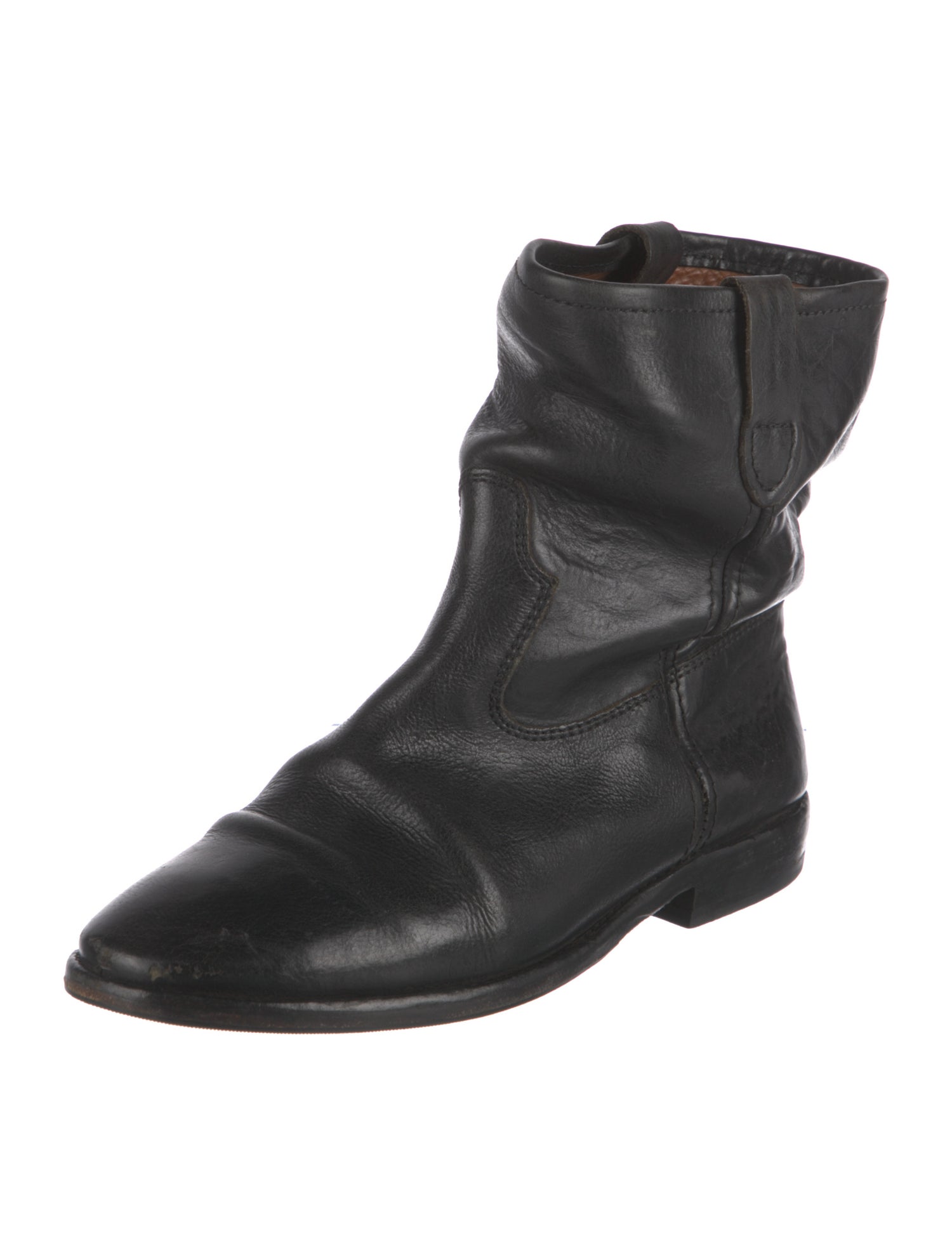 Isabel Marant Leather Moto Boots