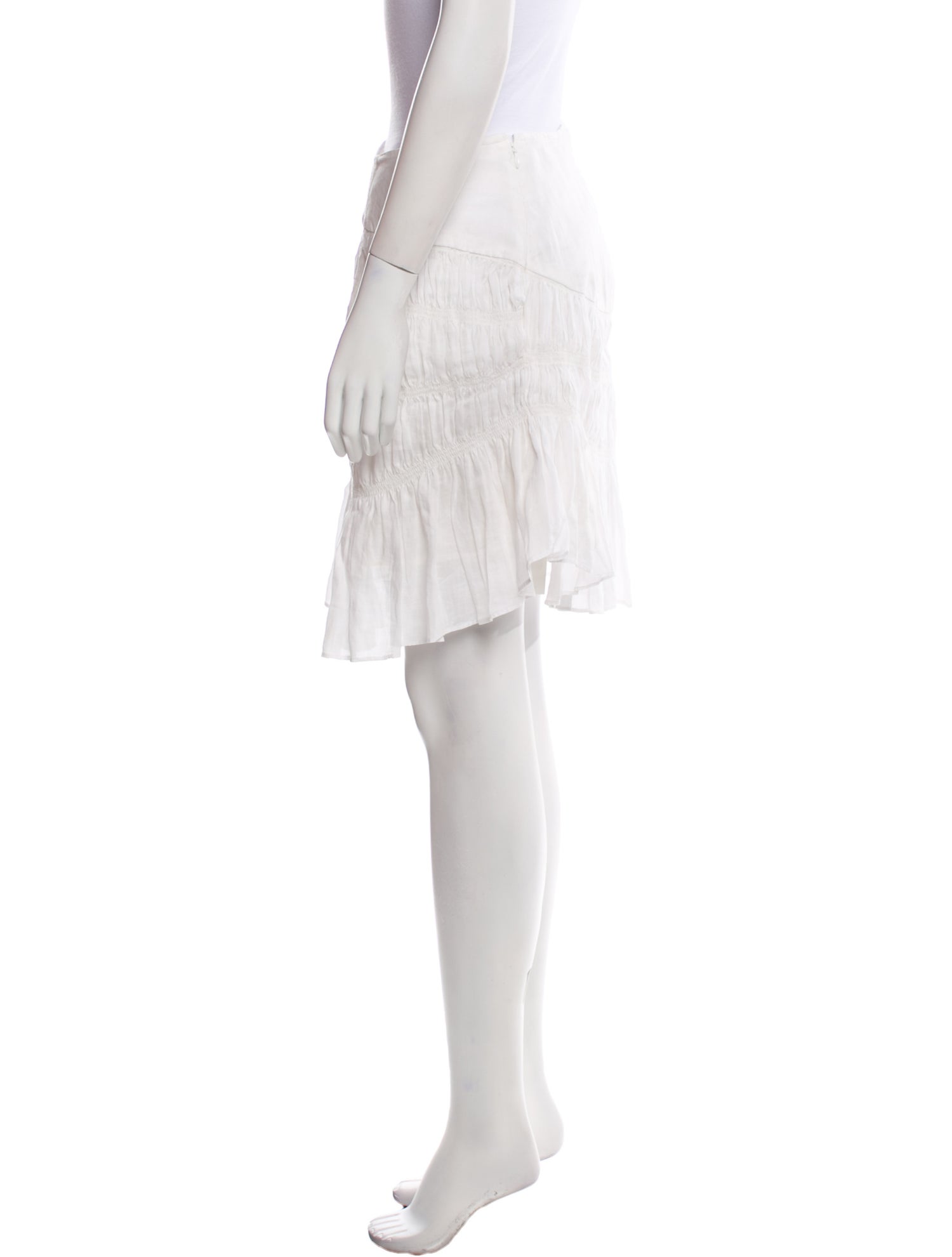 Isabel Marant Pleated Accents Knee-Length Skirt