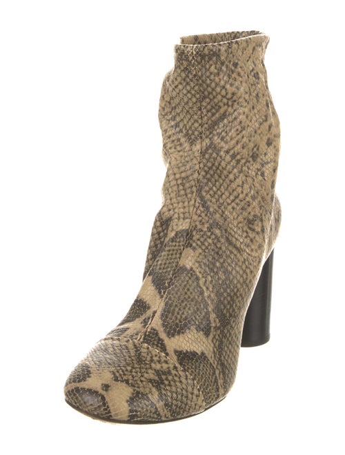 Isabel Marant Snakeskin Animal Print Sock Boots