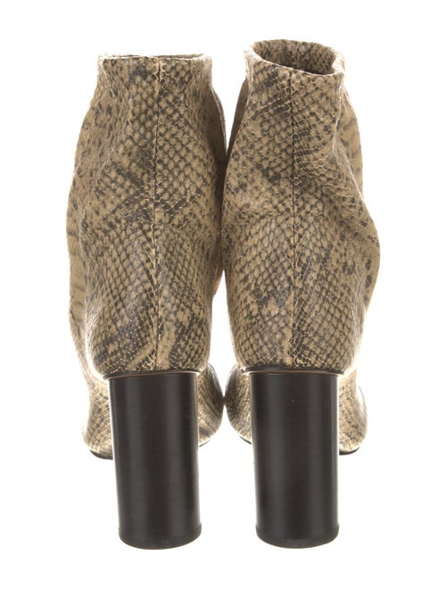 Isabel Marant Snakeskin Animal Print Sock Boots