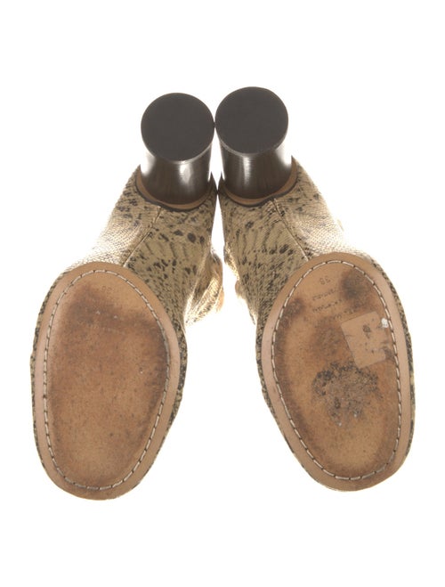 Isabel Marant Snakeskin Animal Print Sock Boots