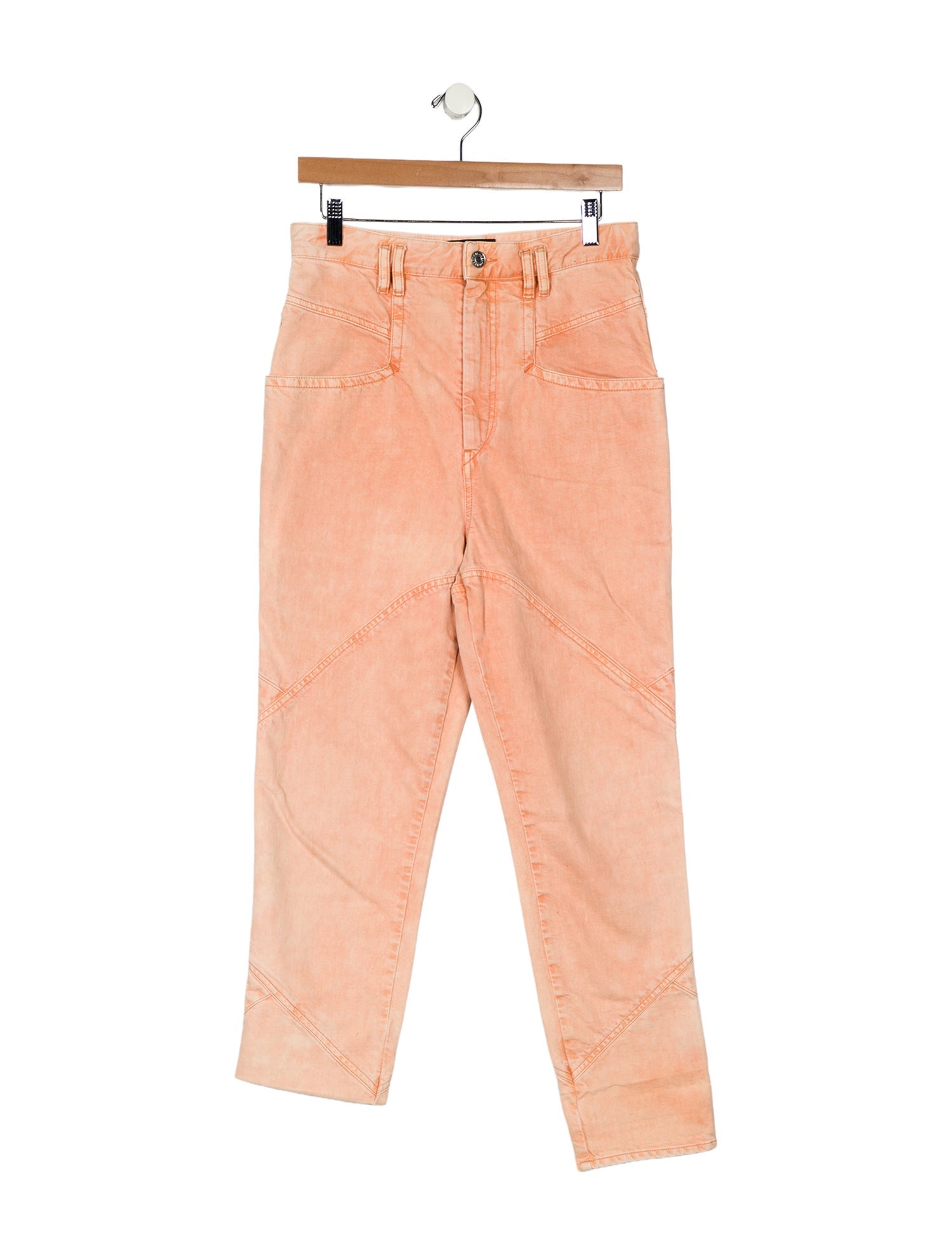 Isabel Marant High-Rise Straight Leg Jeans